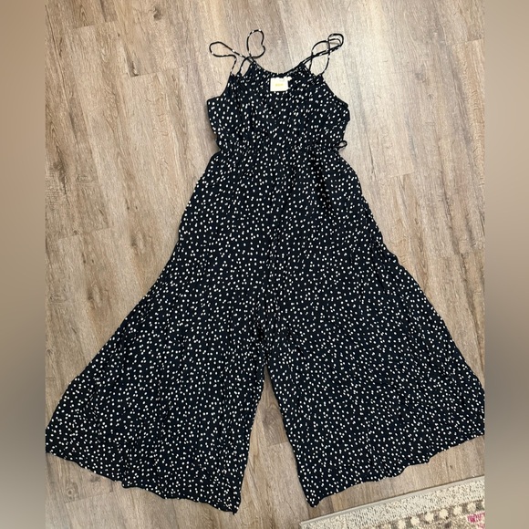 Anthropologie • Maeve • Finley Polka Dot Wide Leg Jumpsuit - Picture 3 of 14